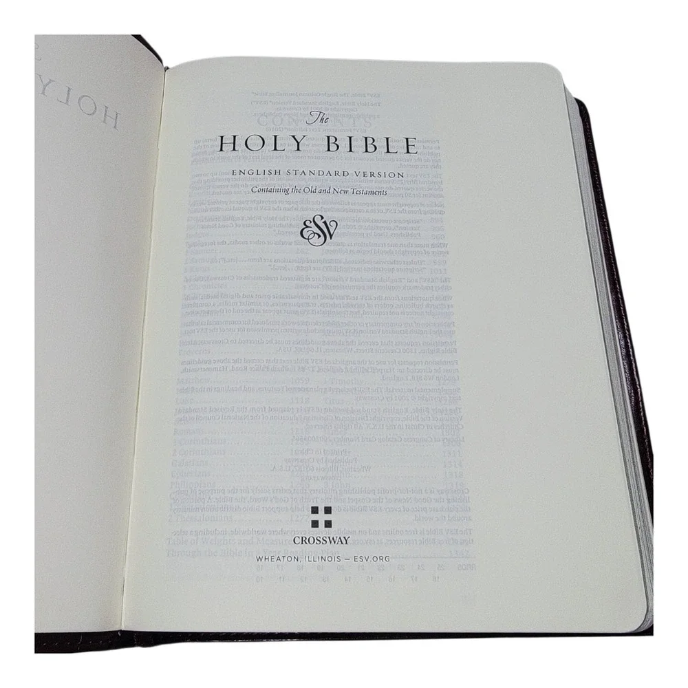 ESV Journaling Bible Crossway Brown Leaf TruTone English Standard Version